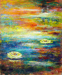 Die K&uuml;nstlerin Tosca Zaprianova, Empfindlichkeit, 38/46 cm., Oil, Preis: EUR 200 